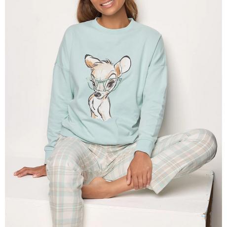 Yamamay Bambi Print Pigiama Maniche Lunghe Set  