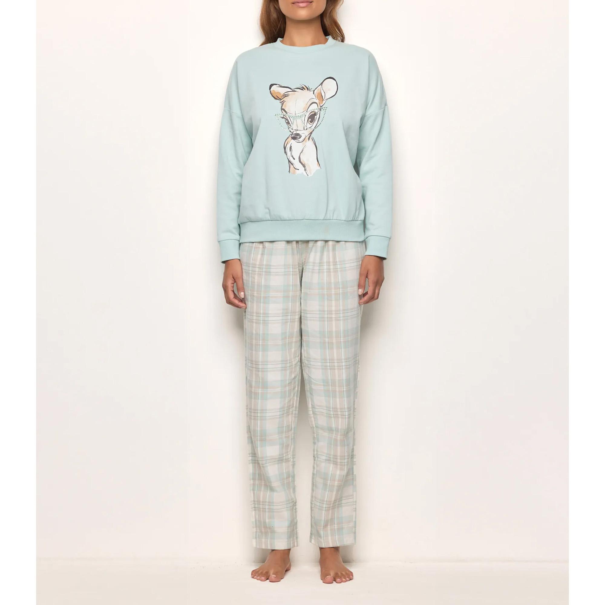 Yamamay Bambi Print Pigiama Maniche Lunghe Set  