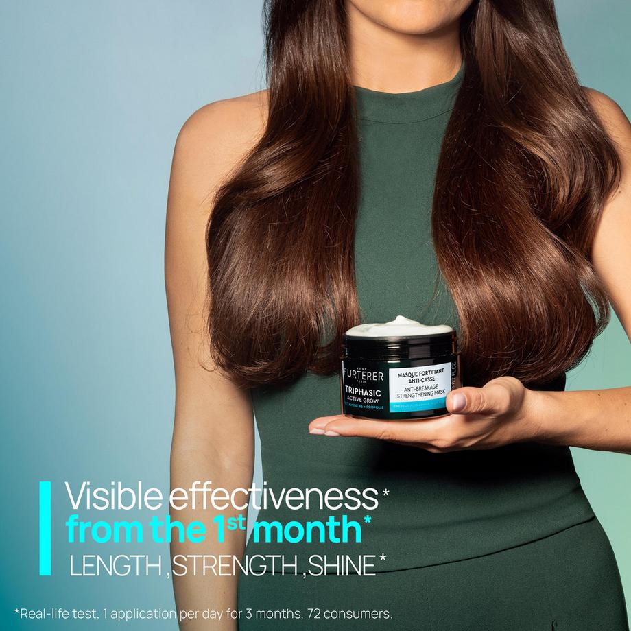 FURTERER  Triphasic Active Grow - Haarkräftigende Maske gegen Haarbruch 