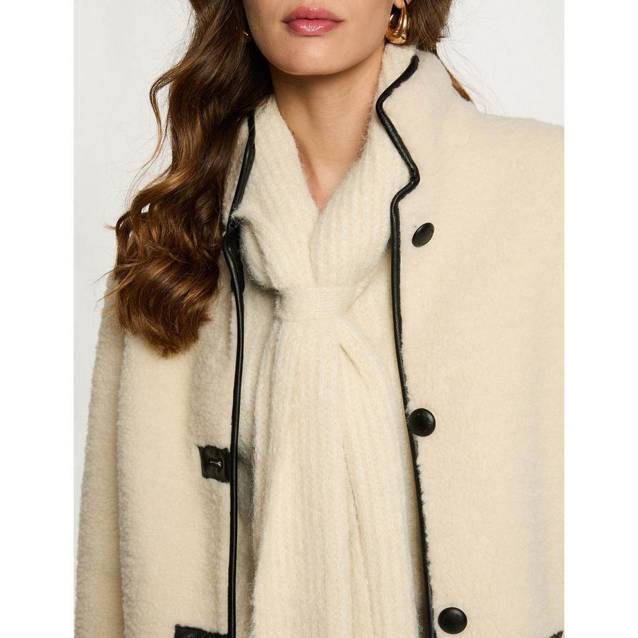 MORGAN Manteau Long Oversize Col Droit  