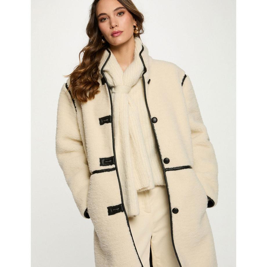 MORGAN Manteau Long Oversize Col Droit  