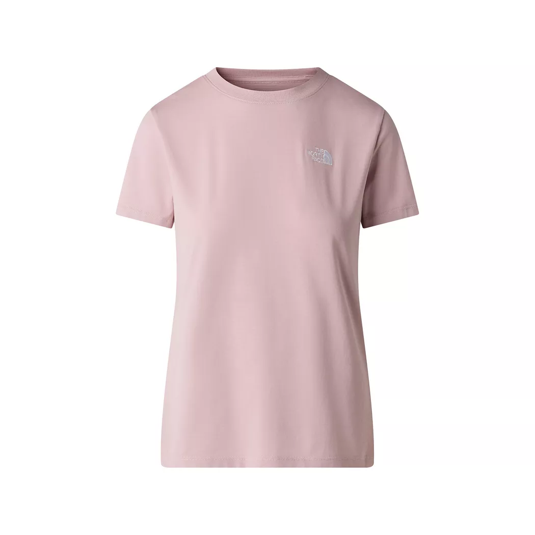 The North Face T-shirt à Manches Courtes Evolution Simple Dome Metal Pink S Femme