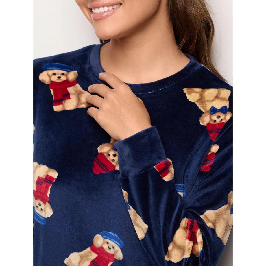 Yamamay Winter Poodle Pyjama Set  