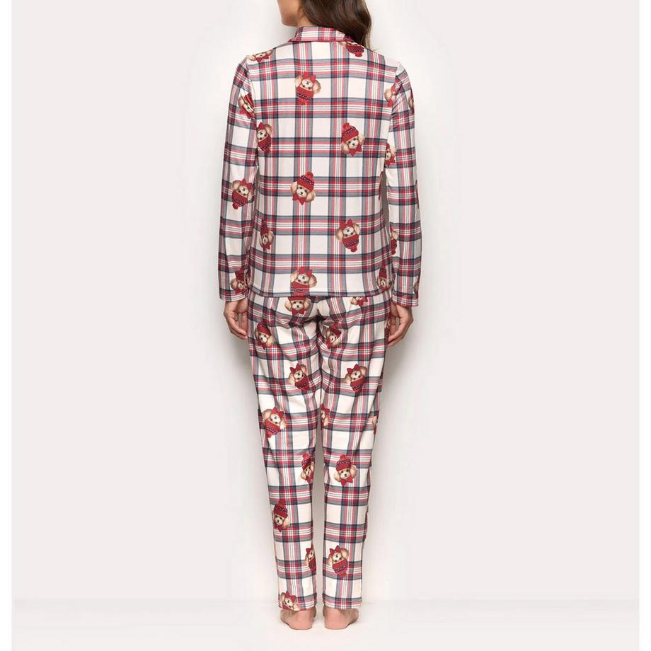 Yamamay Pyjama à Carreaux Winter Poodle  