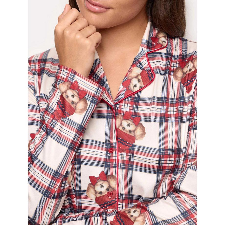 Yamamay Pyjama à Carreaux Winter Poodle  