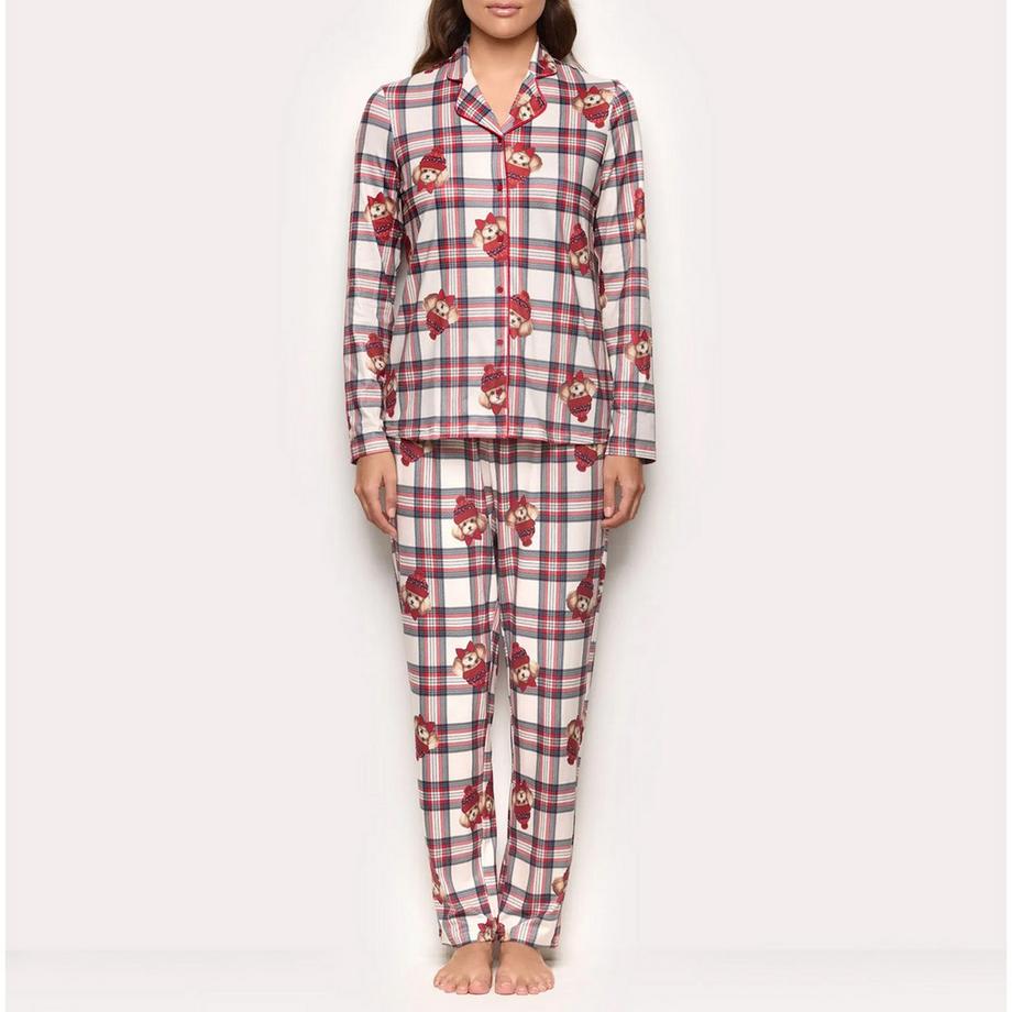 Yamamay Pyjama à Carreaux Winter Poodle  