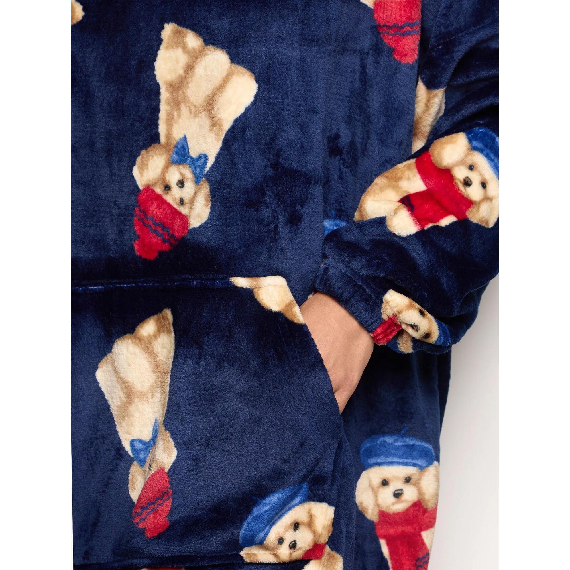 Yamamay Winter Poodle Chemise de Nuit en Peluche  