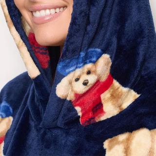 Yamamay Winter Poodle Chemise de Nuit en Peluche  