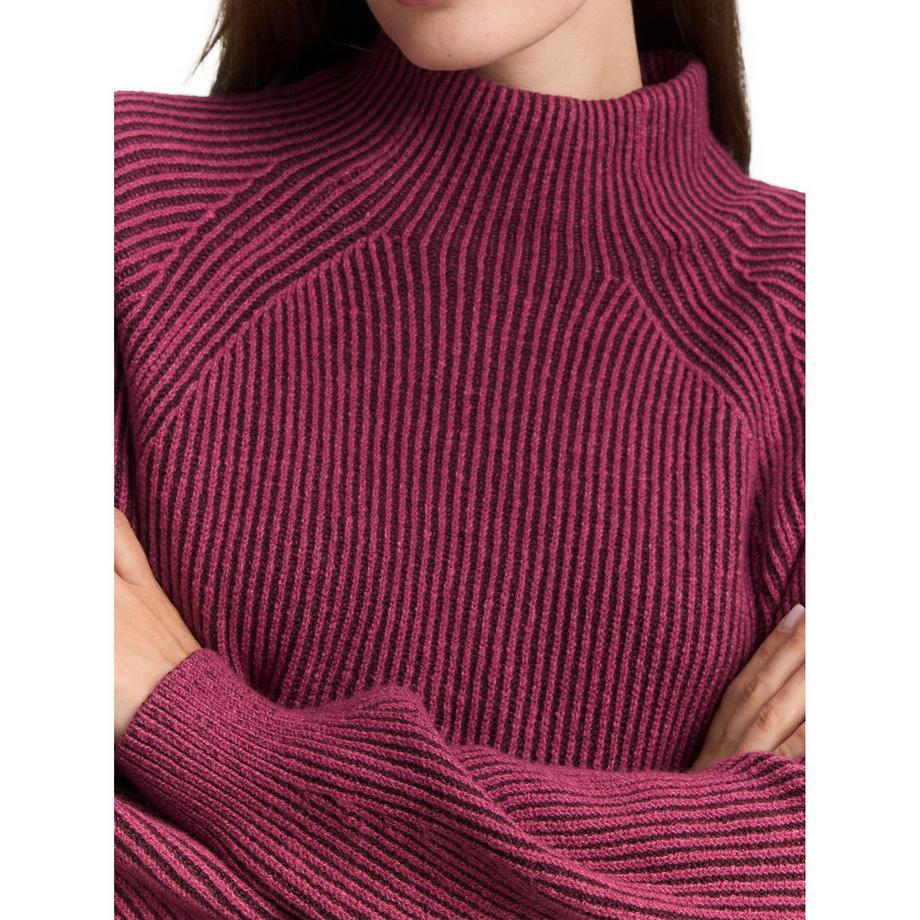 TOM TAILOR Maglione a coste con collo alto  