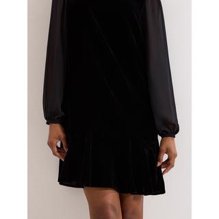 Phase Eight Abito Velluto Maniche a Palloncino  