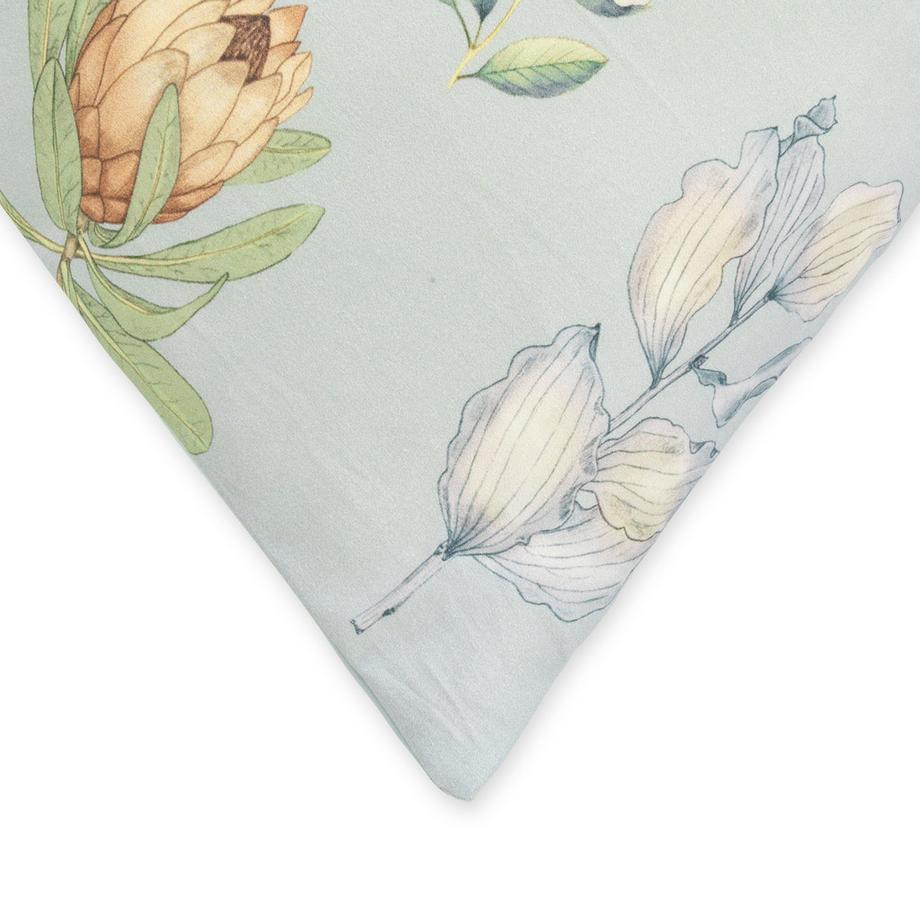 FAZZINI Villa Taranto Housse de Coussin en Satin Floral  