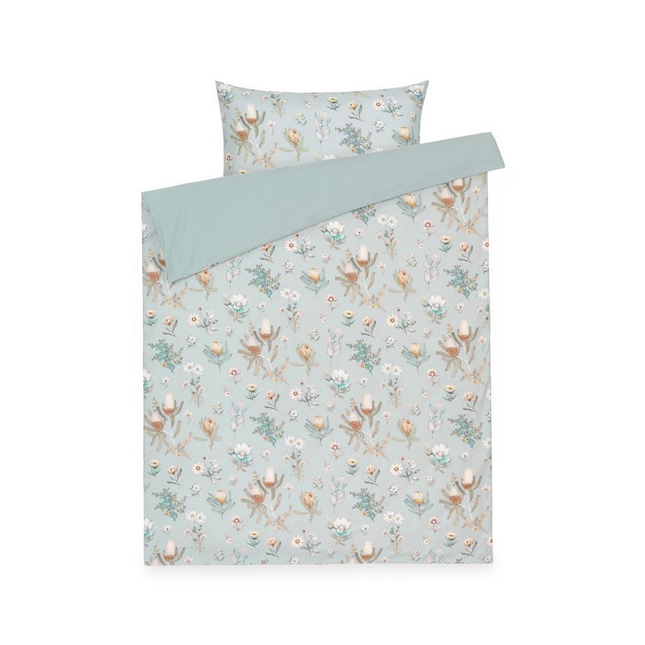 FAZZINI Villa Taranto Housse de Coussin en Satin Floral  