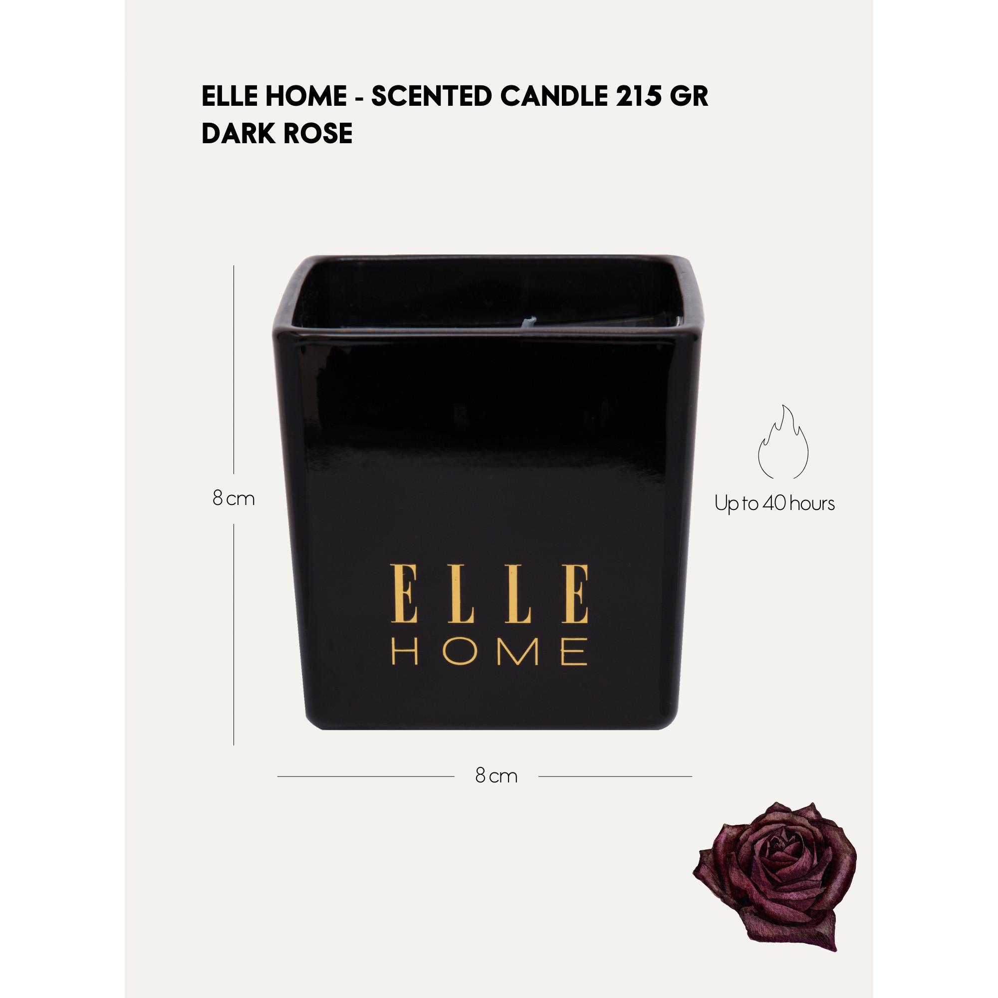 ELLE Duftkerzen Dark Rose  