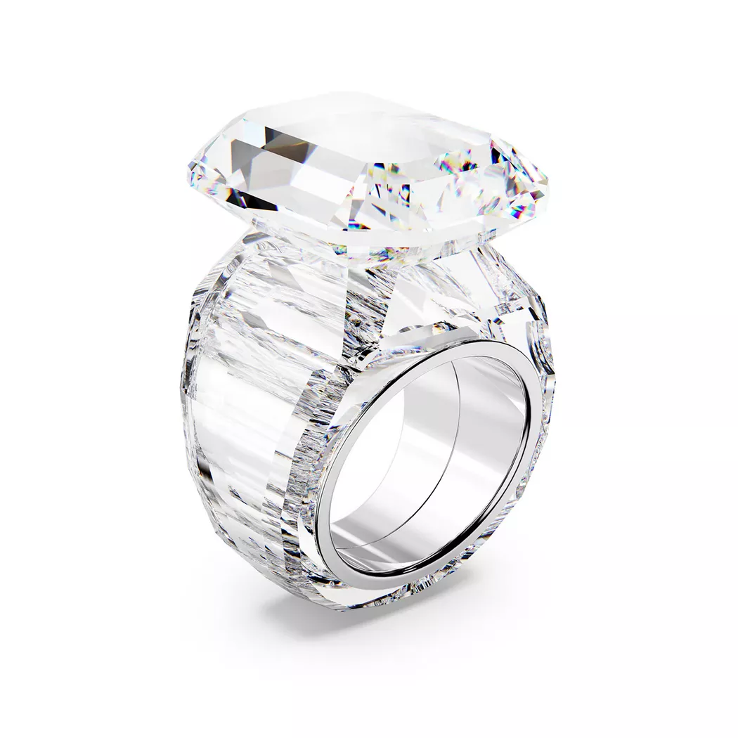 Swarovski - Ring, Lucent, 55, Silberfarben