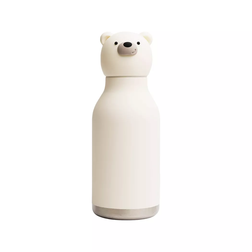 ASOBU Isolierflasche 460ml EISBÄR weiss weiss baby
