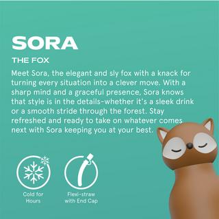 Asobu Isolierflasche Bestie Bottle Fox 