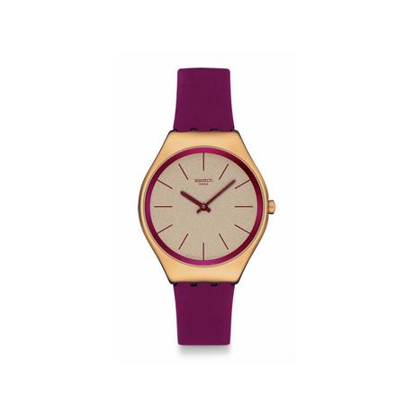 swatch SKIN IRONY ALPINE BERRY Analoguhr 