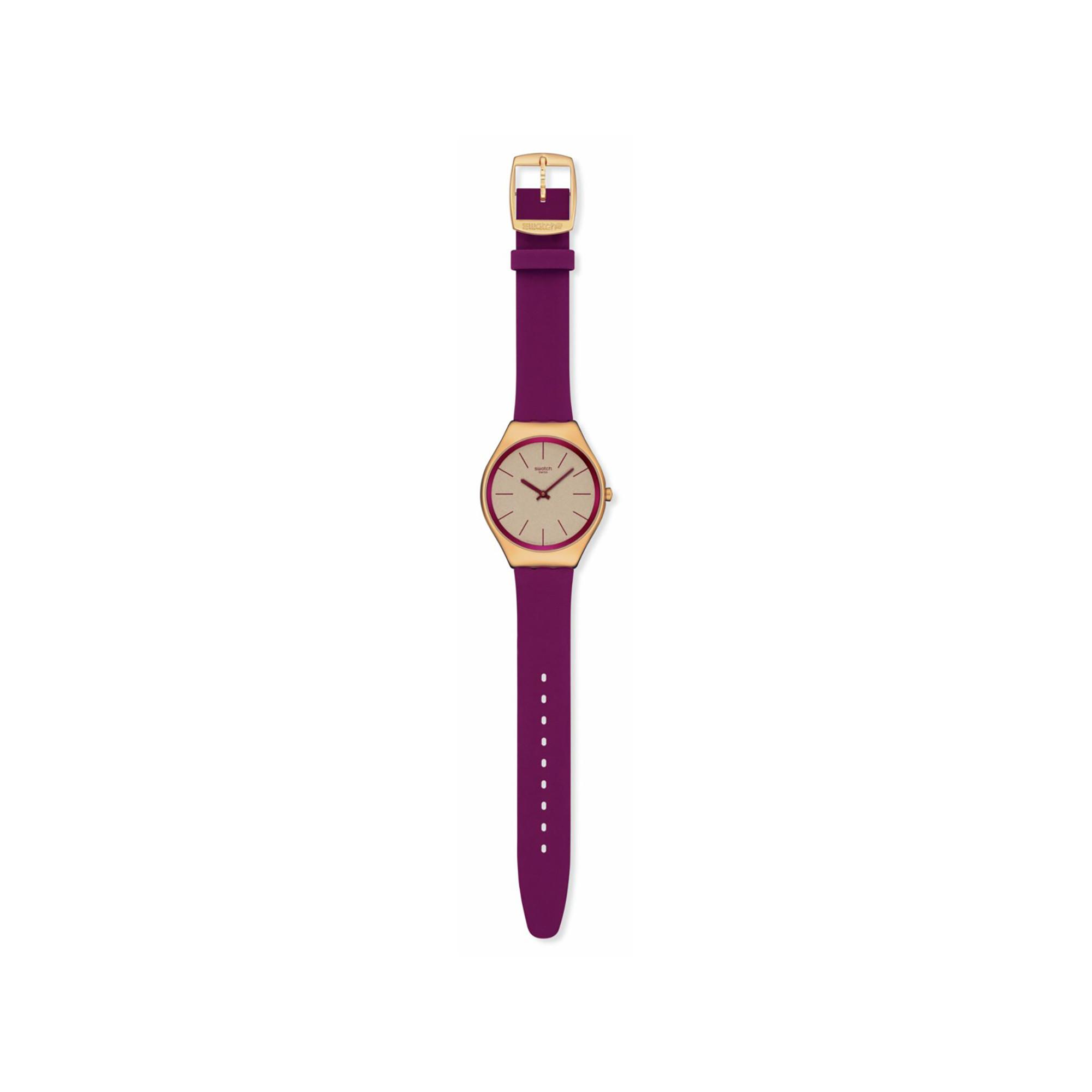 swatch SKIN IRONY ALPINE BERRY Analoguhr 