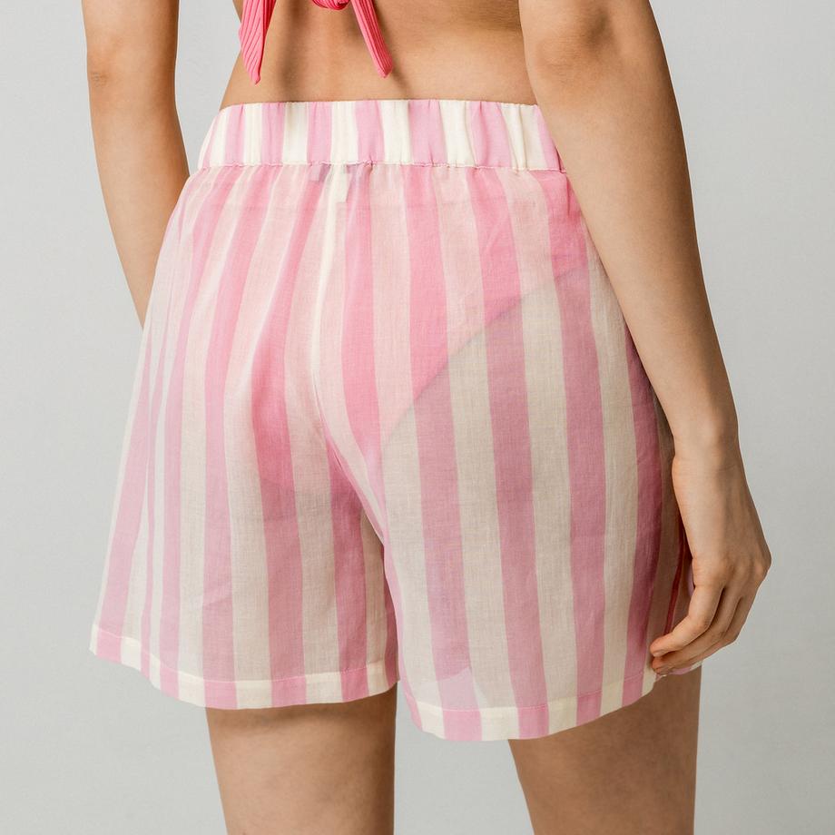 Manor Woman Ensemble Top et Short Rayé  