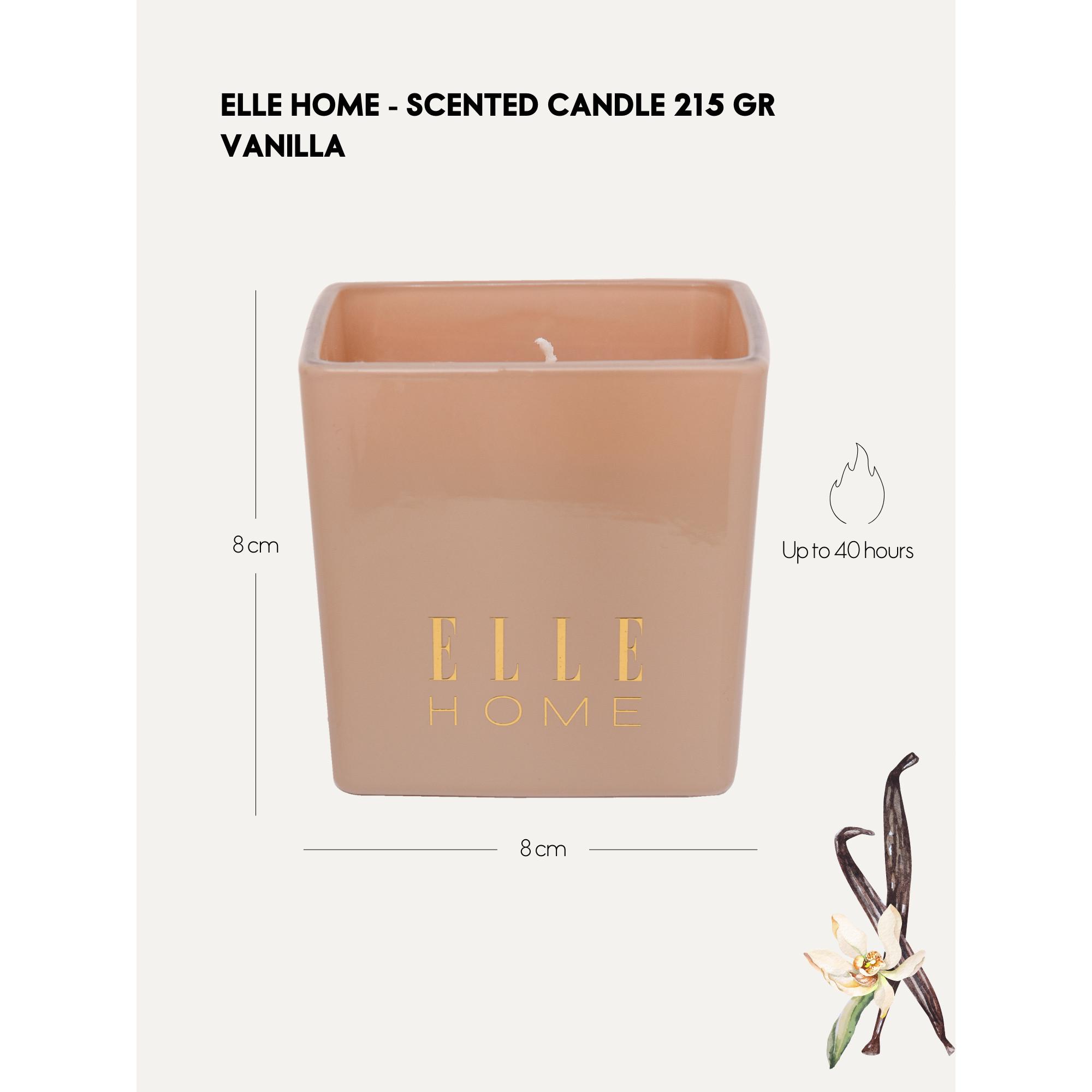 ELLE Bougies parfumées Vanilla  
