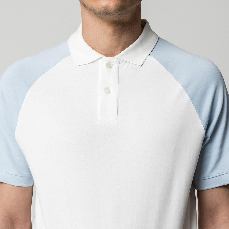 Manor Man Polo avec Manches Raglan  