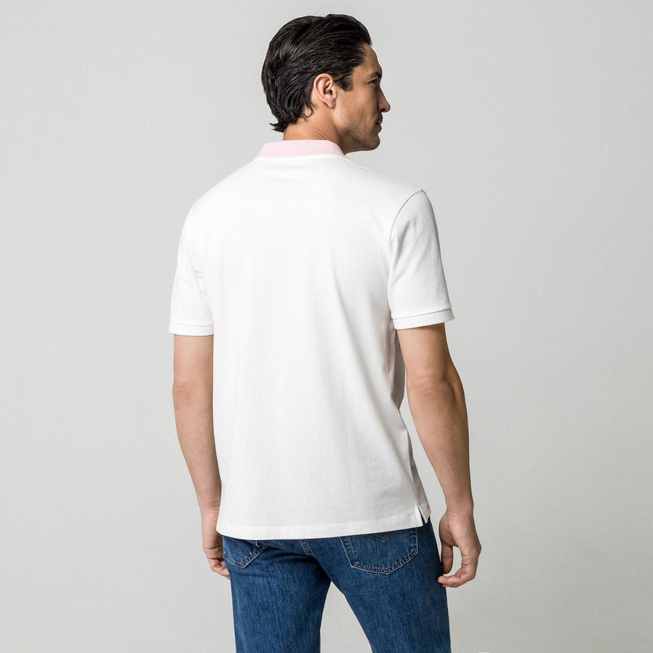 Manor Man Polo avec col contrastant  