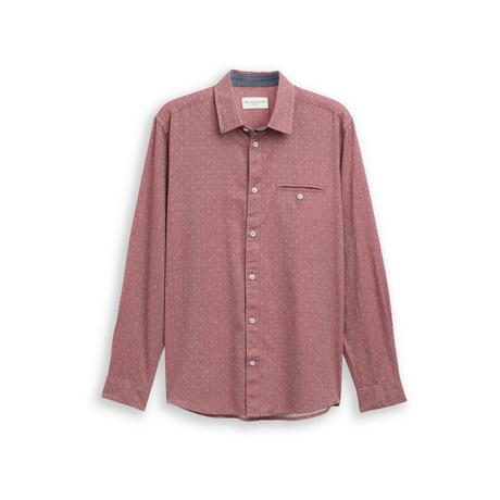 TOM TAILOR Langarm Hemd mit geometrischem Muster  