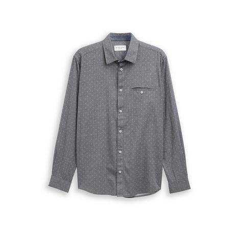 TOM TAILOR Langarm Hemd mit geometrischem Muster  