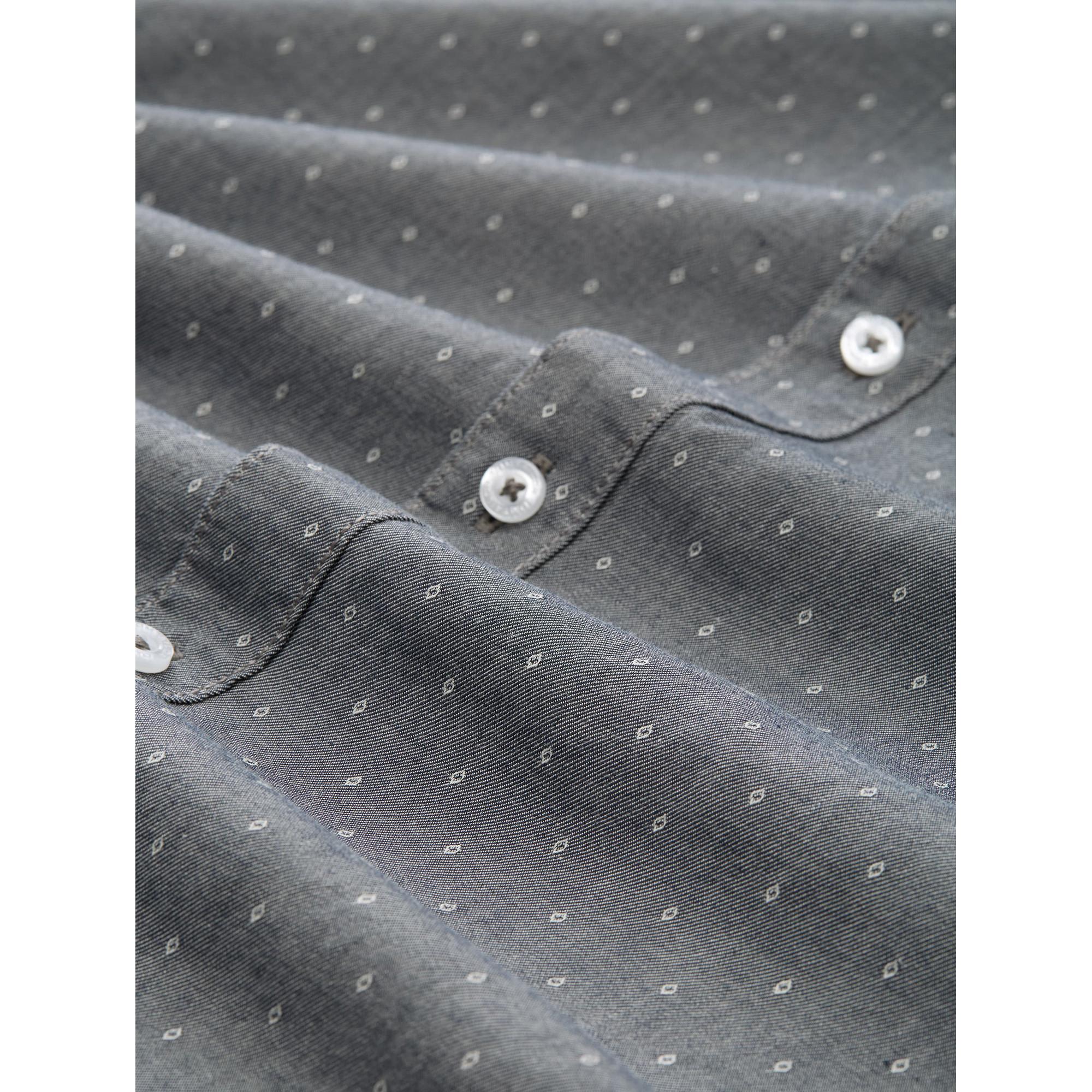 TOM TAILOR Langarm Hemd mit geometrischem Muster  