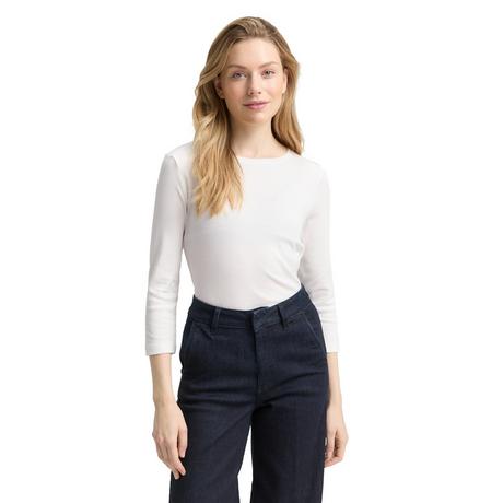 TOM TAILOR Longsleeve T-Shirt Strass Logo  