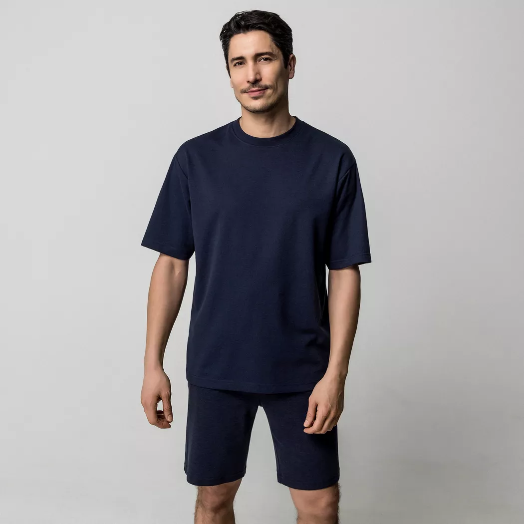 Manor Man Pyjama Top Men's Navy L