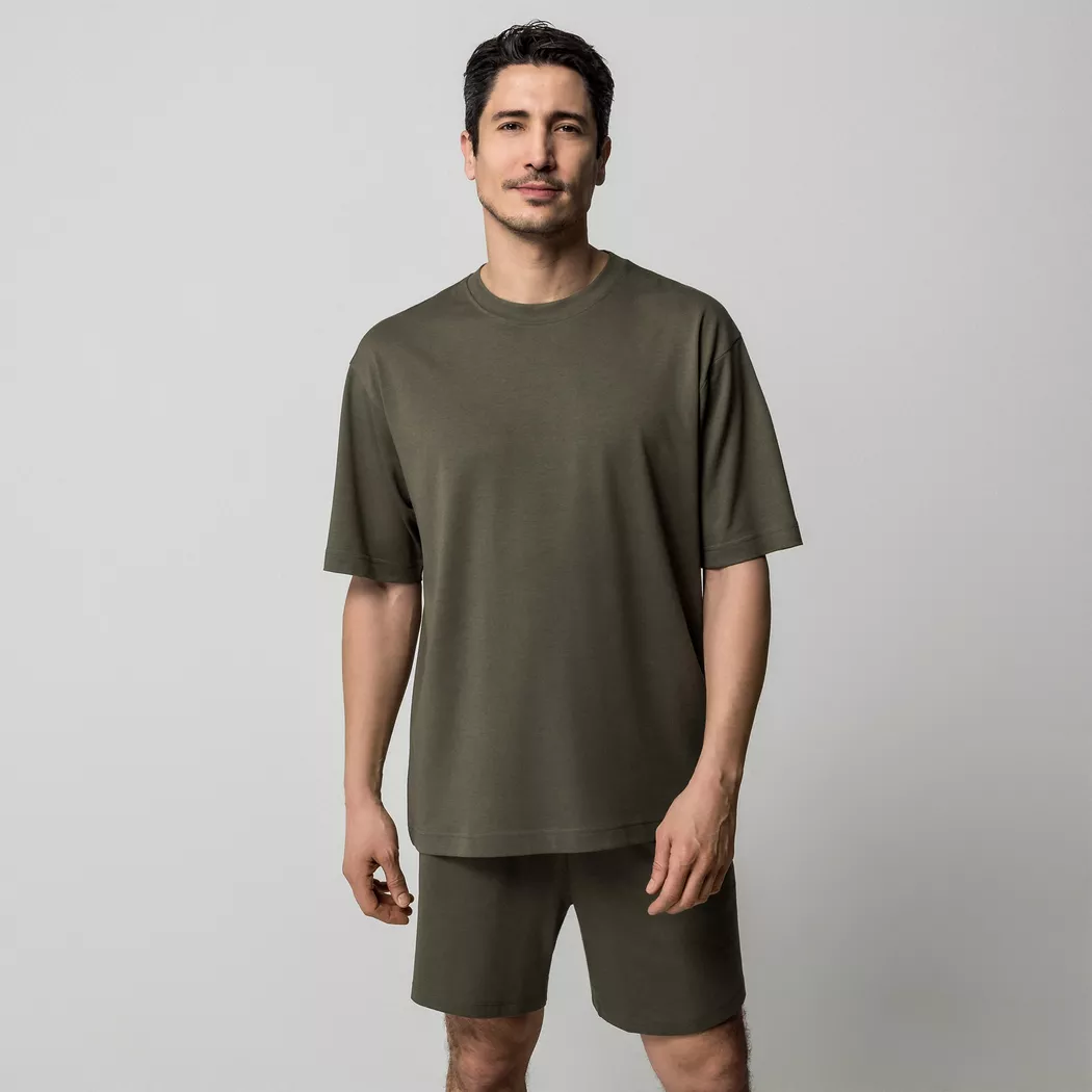 Manor Man - Pyjamahose, für Herren, Khaki, Größe M