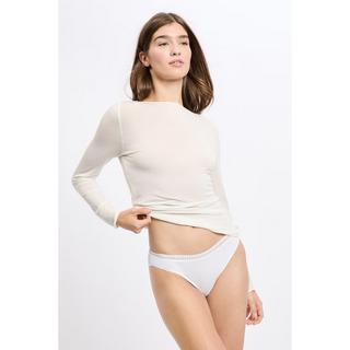 Etam T-shirt Maniche Lunghe Scollo a Barca  