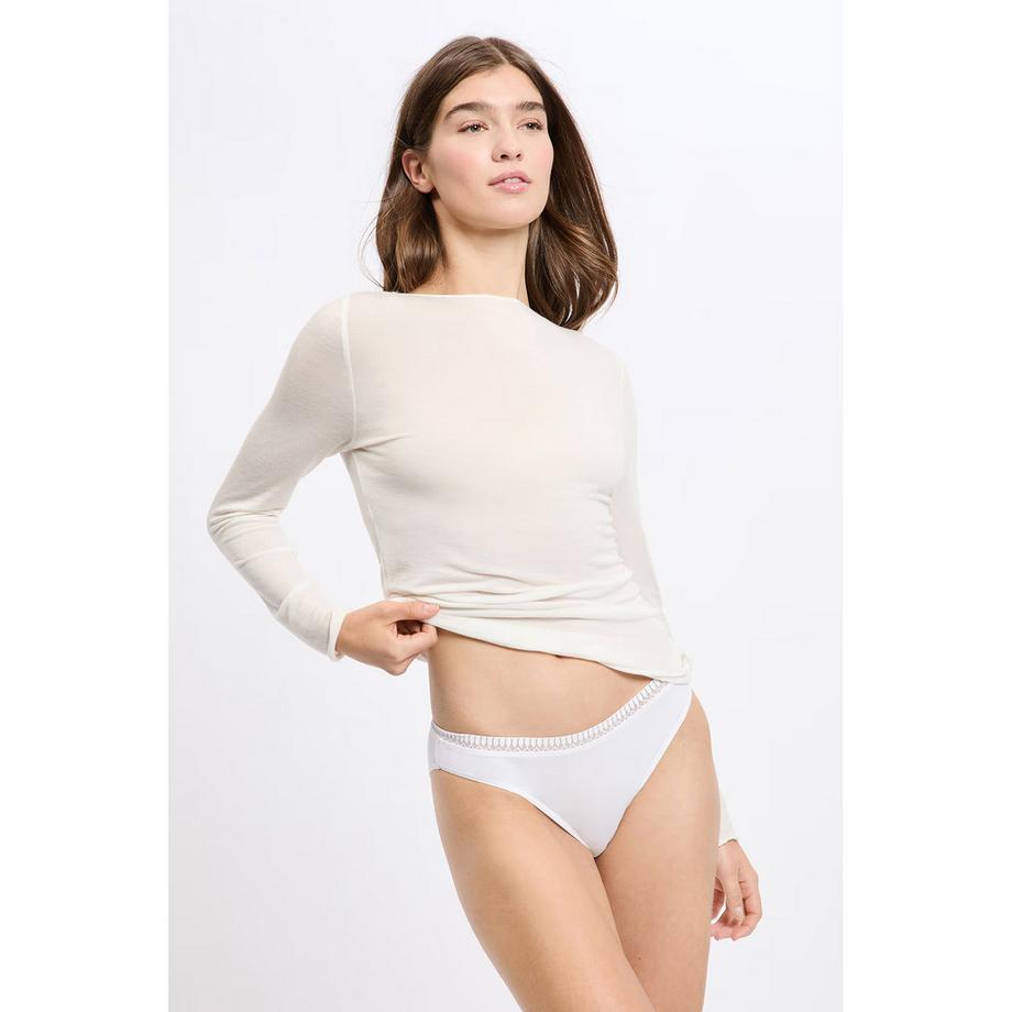 Etam T-Shirt Manches Longues Imprimé Léopard  