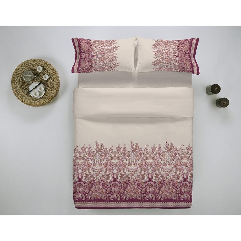 DECORIUM Talisman Taie d'oreiller motif Paisley  