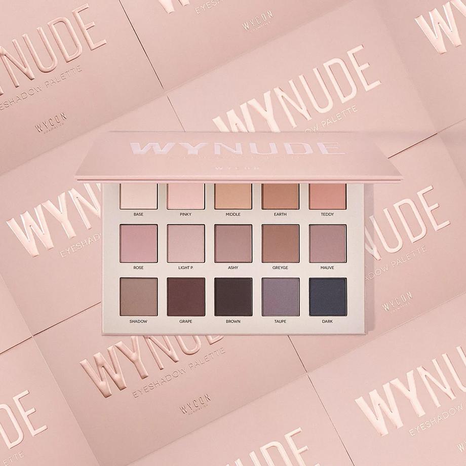 WYCON  Wynude - Palette occhi composta da 15 ombretti dalla texture matt 