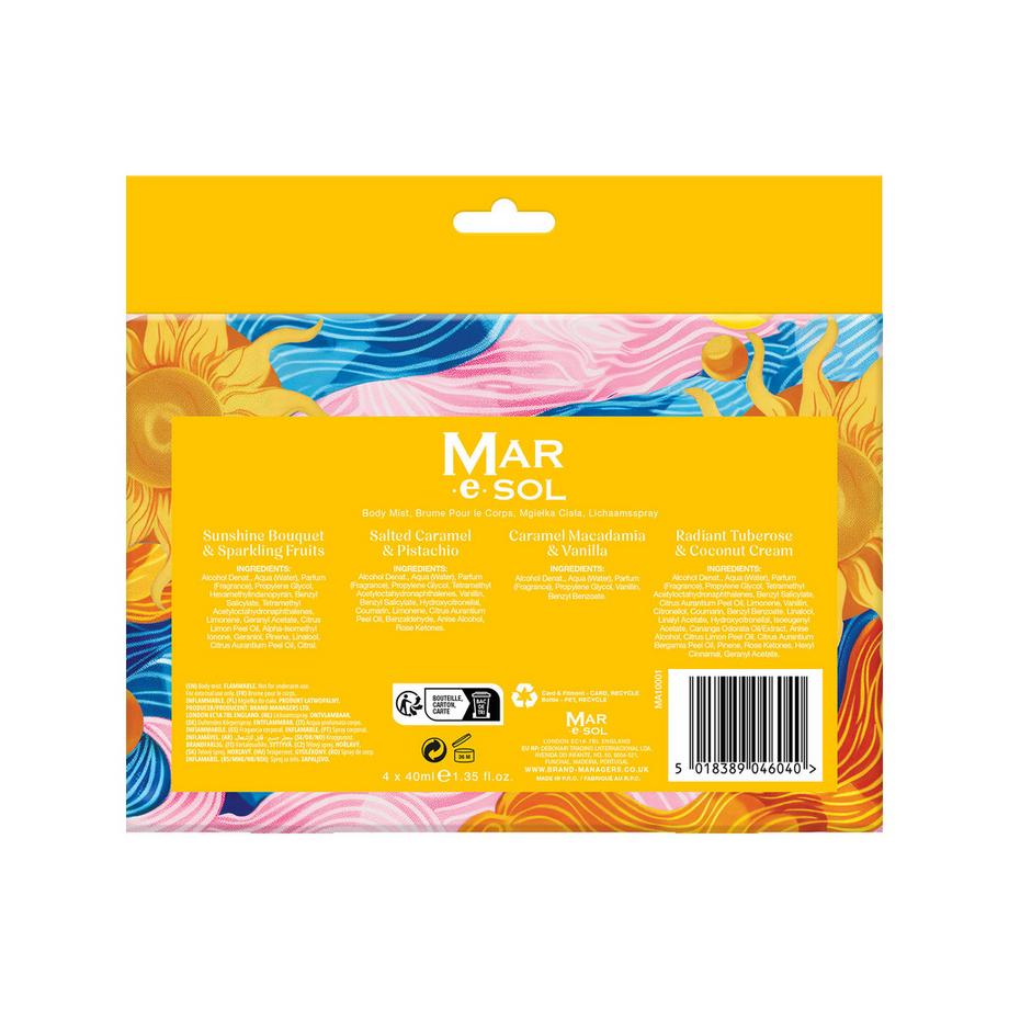 Mar e Sol  Mini Body Mist Set 