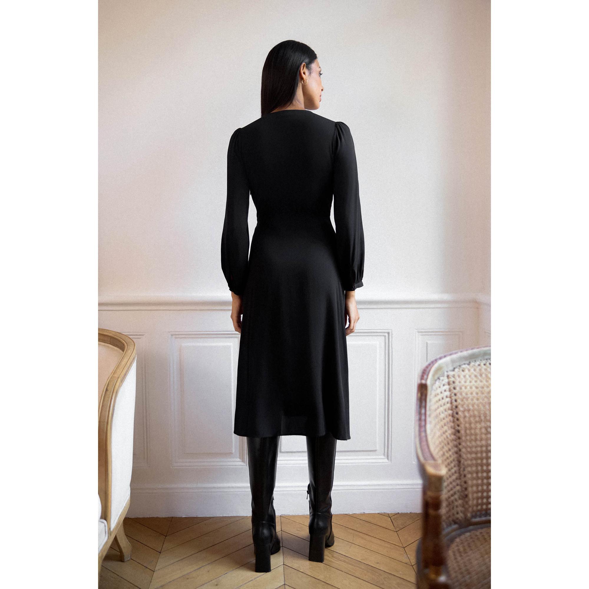 La Petite Etoile Vestito Incrociato Maniche Lunghe  