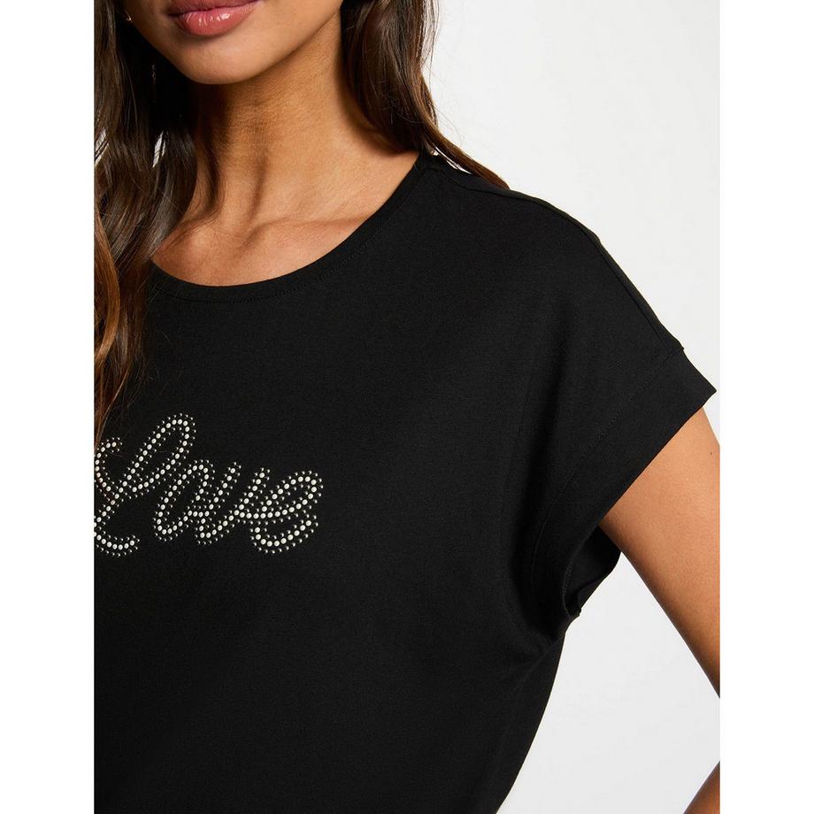 MORGAN T-Shirt Love Print  