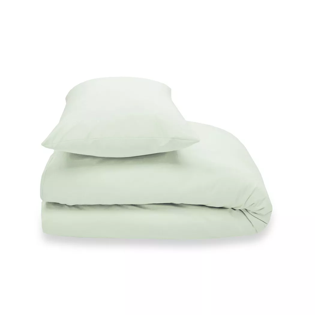 Manor - Duvetbezug, Sateen Luxe Duvetbezug, 160 x 210 cm, Salbei