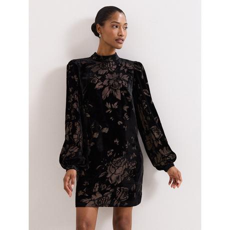 Phase Eight Florales Samt Mini Kleid  