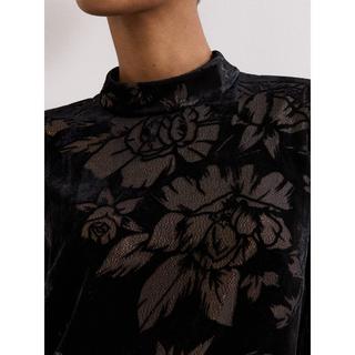 Phase Eight Florales Samt Mini Kleid  