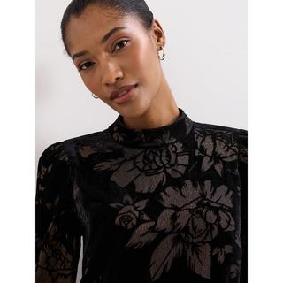 Phase Eight Florales Samt Mini Kleid  