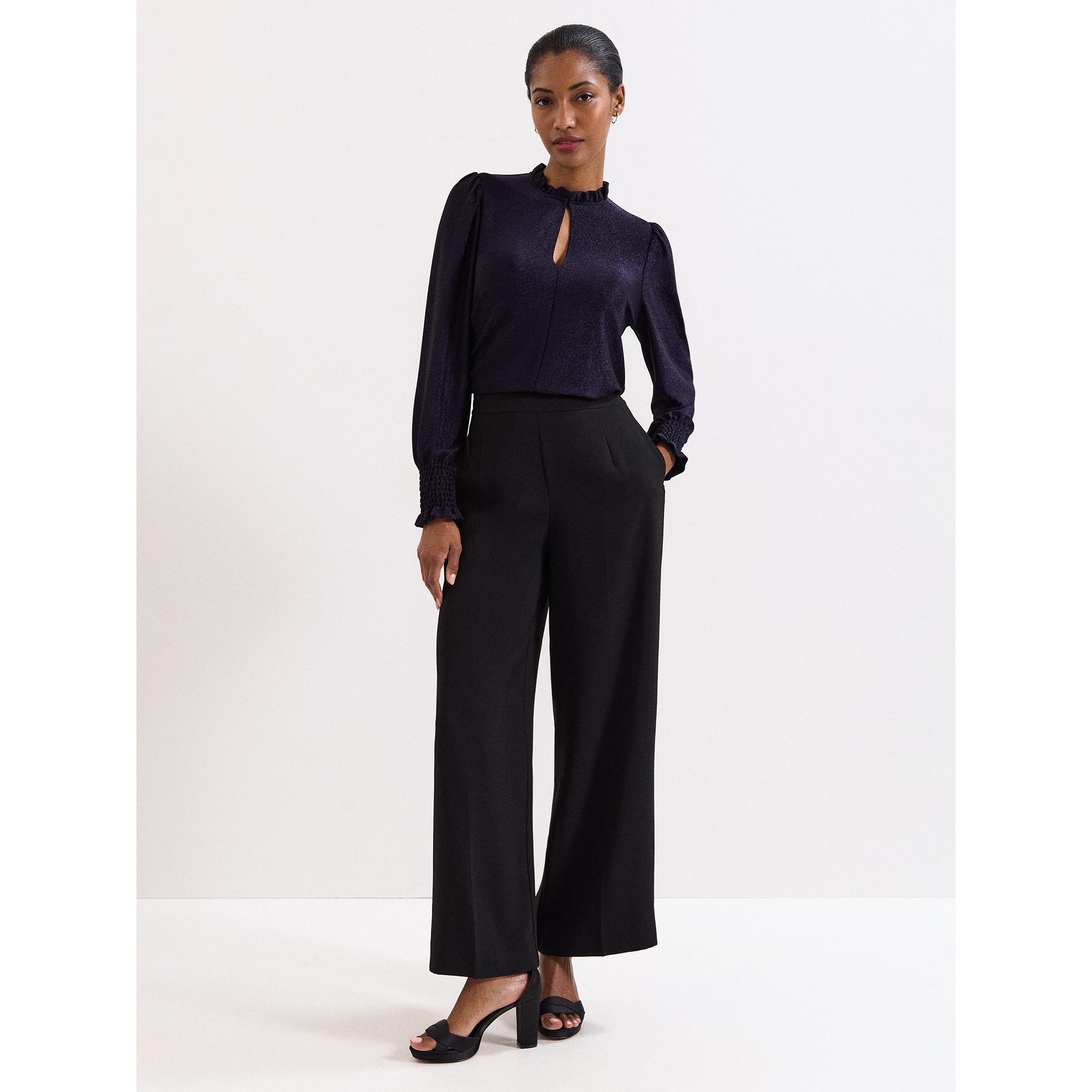 Phase Eight Top mit Rüschenkragen  