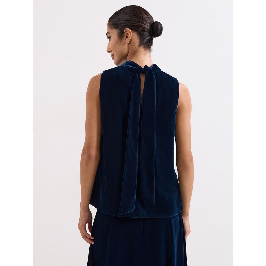 Phase Eight Eilish Samt Ärmelloses Top  