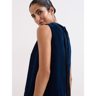 Phase Eight Eilish Velours Top Sans Manches  