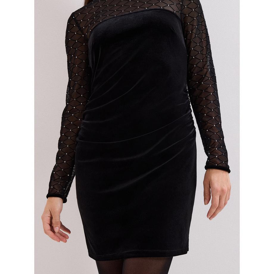 Phase Eight Robe Courte Amberose Velours  