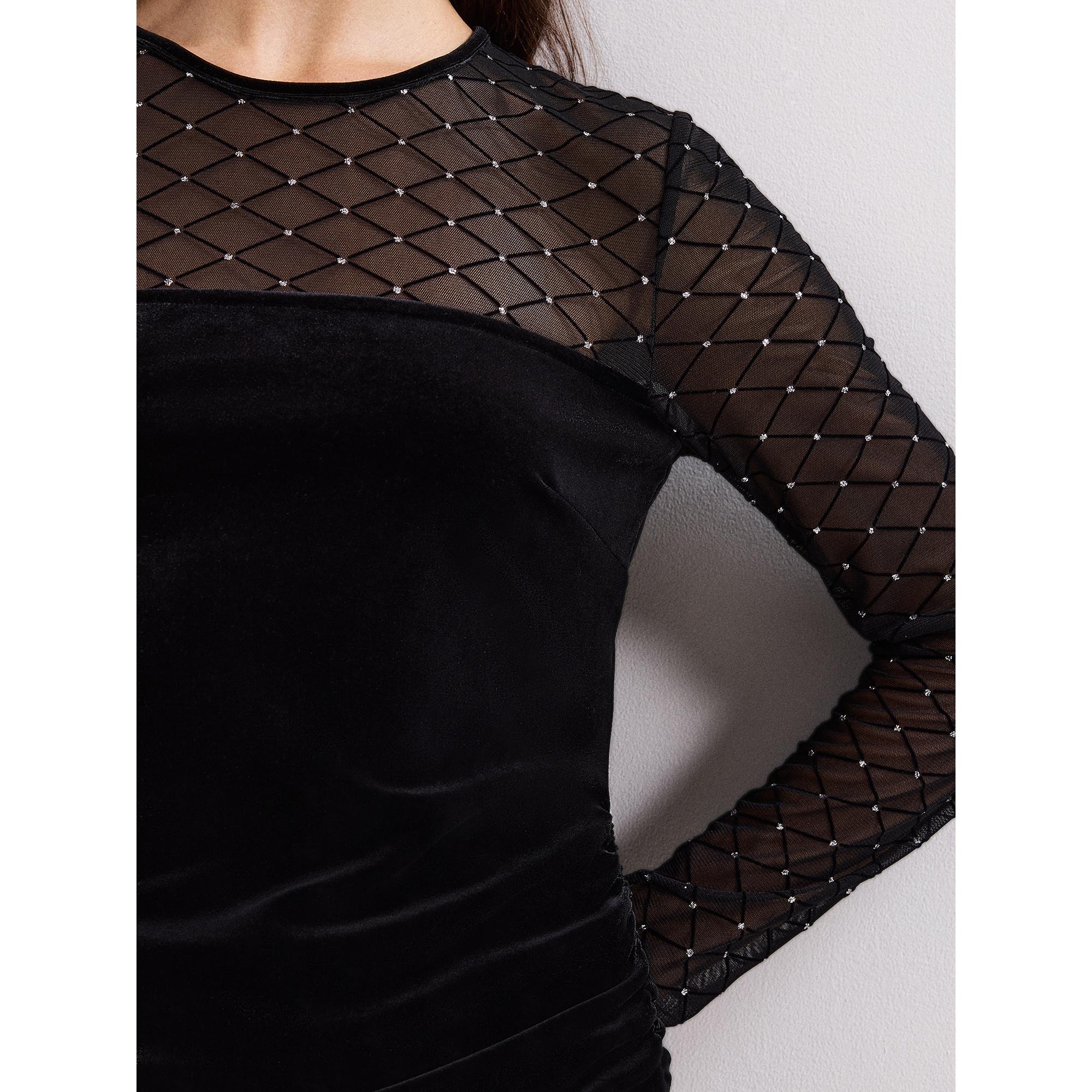 Phase Eight Amberose Samt Minikleid  