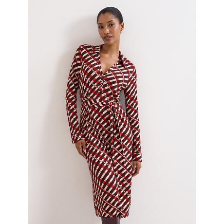 Phase Eight Check Midikleid  