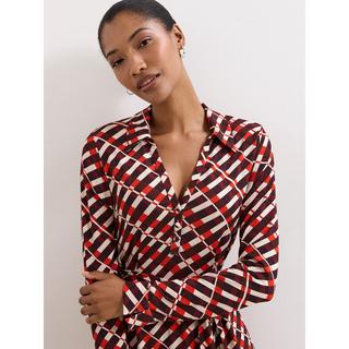 Phase Eight Check Midikleid  